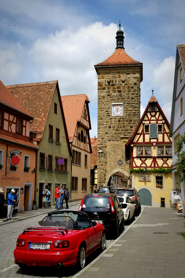 ドイツでドライブ。ロマンティック街道のローテンブルク。