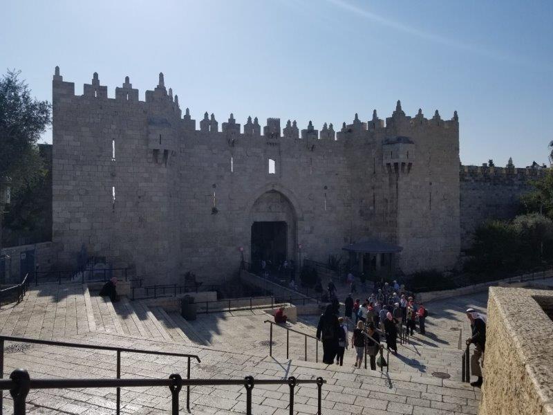 イスラエル旅行・エルサレムのダマスカス門
