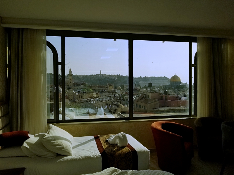 イスラエル旅行・エルサレム旧市街の「ハシミ・ホテル（Hashimi Hotel）」