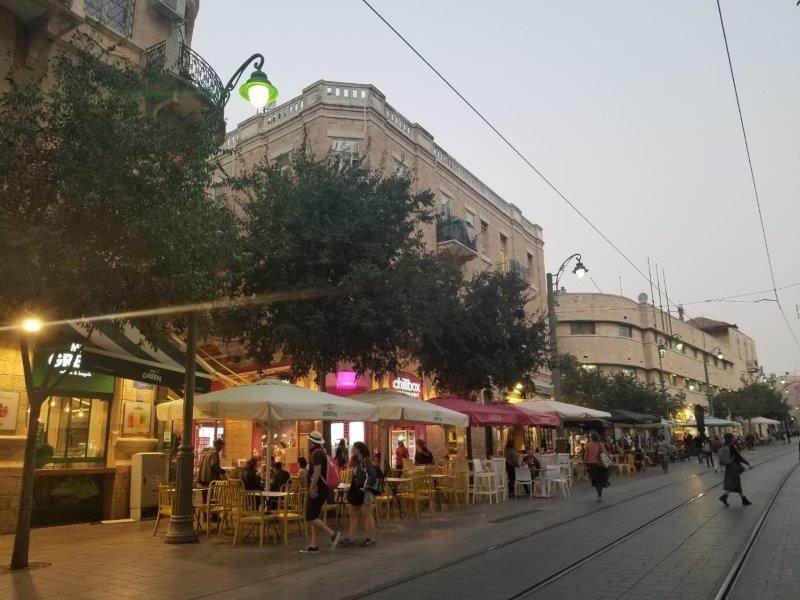 イスラエル旅行・エルサレムのヤッフォ通り