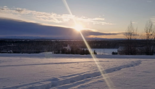 【アラスカ】日照時間3時間40分：冬至のフェアバンクス
